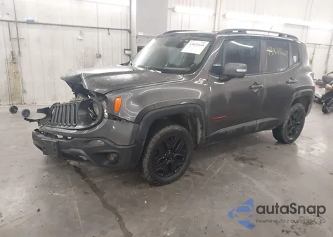 2018 Jeep Renegade Trailhawk 4X4 from USA, damaged, VIN ZACCJBCB7JPH57928